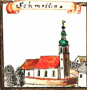 Schmollen - Kościół, widok ogólny